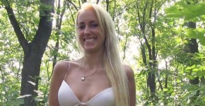 Public Agent - Slim blonde cheats on hubby for cash in public Joana, FAKEhub