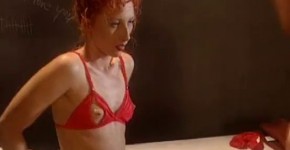 Redhead milf Ruby Elvira in red lingerie loves young hard cocks, O4rahma