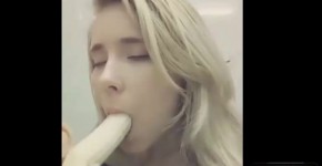 Compilation 18 YO Stepsister Sucks a Banana Imagining that it is a Dick Sweetie Fox, zawakam487