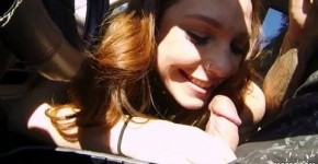 Mofos - Strandedteens Insatiable Kassondra Raine Red Head in Upskirts Makes Blowjob in the Car, Mofos