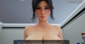 Hot stepsister with a nice big bubble butt gets her tight pussy fingered l My sexiest gameplay moments l Milfy City l Part #28, 