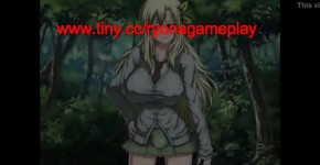 Cute blonde girl having sex with monsters men in Exogamy J Sera act hentai game, Ypatsyaa