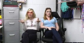 Minxx Marley and Samantha Reigns stole sunglasses before office sex by cop, Zees4han