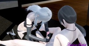 Nier Automata Hentai - A2 Hard sex and receives multicum - Japanese asian manga anime game porn, Vina233la