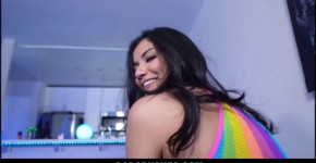 Skinny Latina Teen Step Daughter Viva Athena Fucked By Step Dad On Family Couch Before Rave POV, Hel121en3
