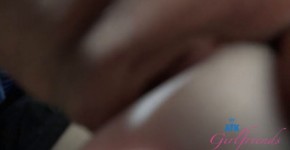 Sweet and innocent amateur babe Sunny Soleil creams from getting eaten out and suck cock, sarontere