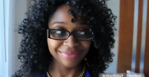 Sexy Ebony Nerd Slut Banged, yownon