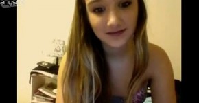 Lovely amateur teen flashes fresh pussy on webcam, yima2lded
