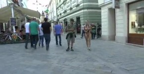Crazy blonde chick susanne naked on public streets, Funfill66ed