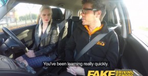Fake Driving School big tits hairy pussy student has creampie and squirts, kpotiapa