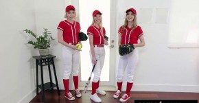 Young and Horny Baseball Babes Fucked Side By Side - Athena May, Lola Leda, Dixie Lynn, Vayasuoh
