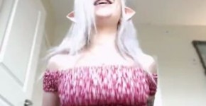 busty elf sneaks into your iWantClips, atedederou