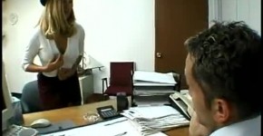 Young blond chick Sunrise Adams having hardcore sex in office, nisten