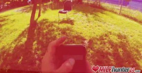 Sarah Kay gets boned in a Berlin park! I banged this MILF from milfhunter24.com!, ejuldan