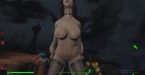 Fallout 4 Porn - Night Sex with Piper, sengedatit