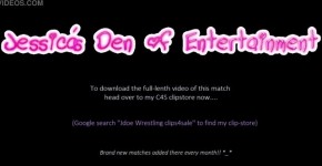 Bra and Panties match (Strip Wrestling Match) w. Loser gets Diaper ~ Big-Ass Brook Logan vs Roxi Keogh || (JDoE not WWE), Xingto