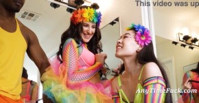 Teens Freeused Before Pride Parade- Aubree Valentine, Kimmy Kim, elenes