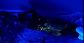 Nikkisims Black Light Painting Full Lewd Girl Blowjob, asenonorin