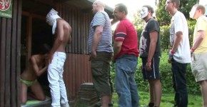 CzechGangBang a lot of girls and a lot of guys though sex, Orangepussy