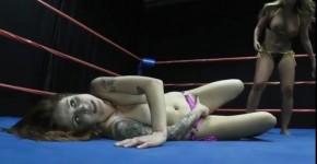 Akira Lane vs. Paris Kennedy Girls in the ring, AprilLover
