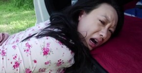 Young sexy petite Chinese Asian girl gets creampie on outdoors by the best interracial BBC, Annabelle_Zhang