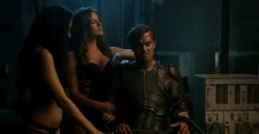 Roxanne McKee sexy Kim Engelbrecht sexy Shivani Ghai sexy Christina Chong nude looks pretty hot in sex scene Dominion s02e08 201