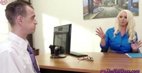 Busty Office Blonde Blows Her Employee, mKylie4you