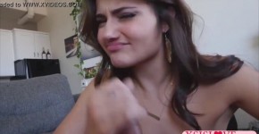 Stepsister by stepbro to give him a blowjob to keep her secret, erisase