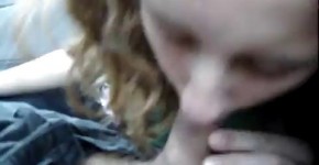 amateur curly slut sucks dick in the car, teenspirit