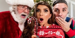 Claus Gets To Watch Romi Rain, Brazzers