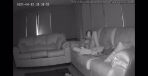 Sister in Law Caught Masturbating on My Couch Housesitting Hidden Cam, Larielan