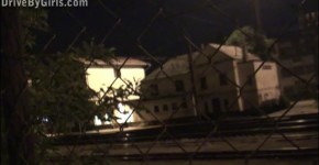 Young hot blonde teen girl arrives to a public sex gang bang dogging orgy, ofer3so