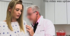 Perverted Doctor Jay Crew examines his patient Kyler Quinn and fucks her!, ehinge