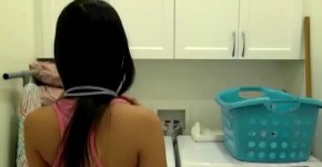 Asian Ex Girlfriend Jade Noir Finger Banged On Washing Machine, sarah1179