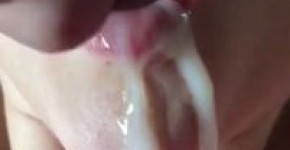 Filled the mouth with sperm A mouthful of cum, kimberlark