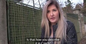 Euro Reagan blonde gets pussy fucked in public, Ursula