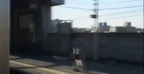 Japanese girl groped in a train with no panties, Wanaev