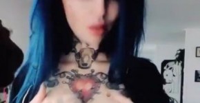 Riae Suicide Girl Cum Tribute, Wernabet