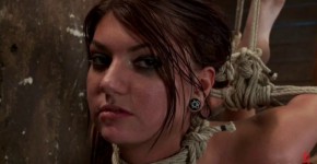 Hogtied Brunette Gets Pussy Fisted Hd Suck My Hard Dick, Eog3han