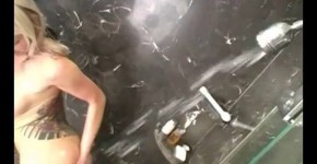 Hot Blonde Tricia Masturbating In Bathroom, neshis