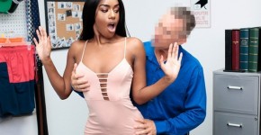 ShopLyfter - Sexy Black Shoplifter Has To Fuck Loss Prevention Officer, teamskeet