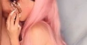 belle delphine blowjob, enditedit