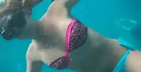 Nipslip - Girl diving accidentally exposed her awesome boobs, xerfina