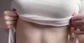 Sexy Teen Touch her Boobs, urisourito