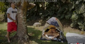 Annie Marin Enjoys Outdoor Camping Threesome with Dani and Phillip, satoulis