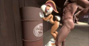 Lola Bunny Fuck a wonderful rabbit with a big butt, Omado3na