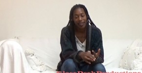 *> Raven May - epic ebony takes on the casting couch, tantedi