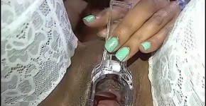 Wet And Gaping Ebony Pussy Up Close, hor1ath