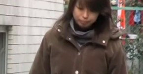 Asian teen confused after a successful street sharking, an-dani