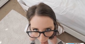 JAY'S POV - NERDY SLUT CHARLY SUMMER CASTING CREAMPIE, ruto3fous